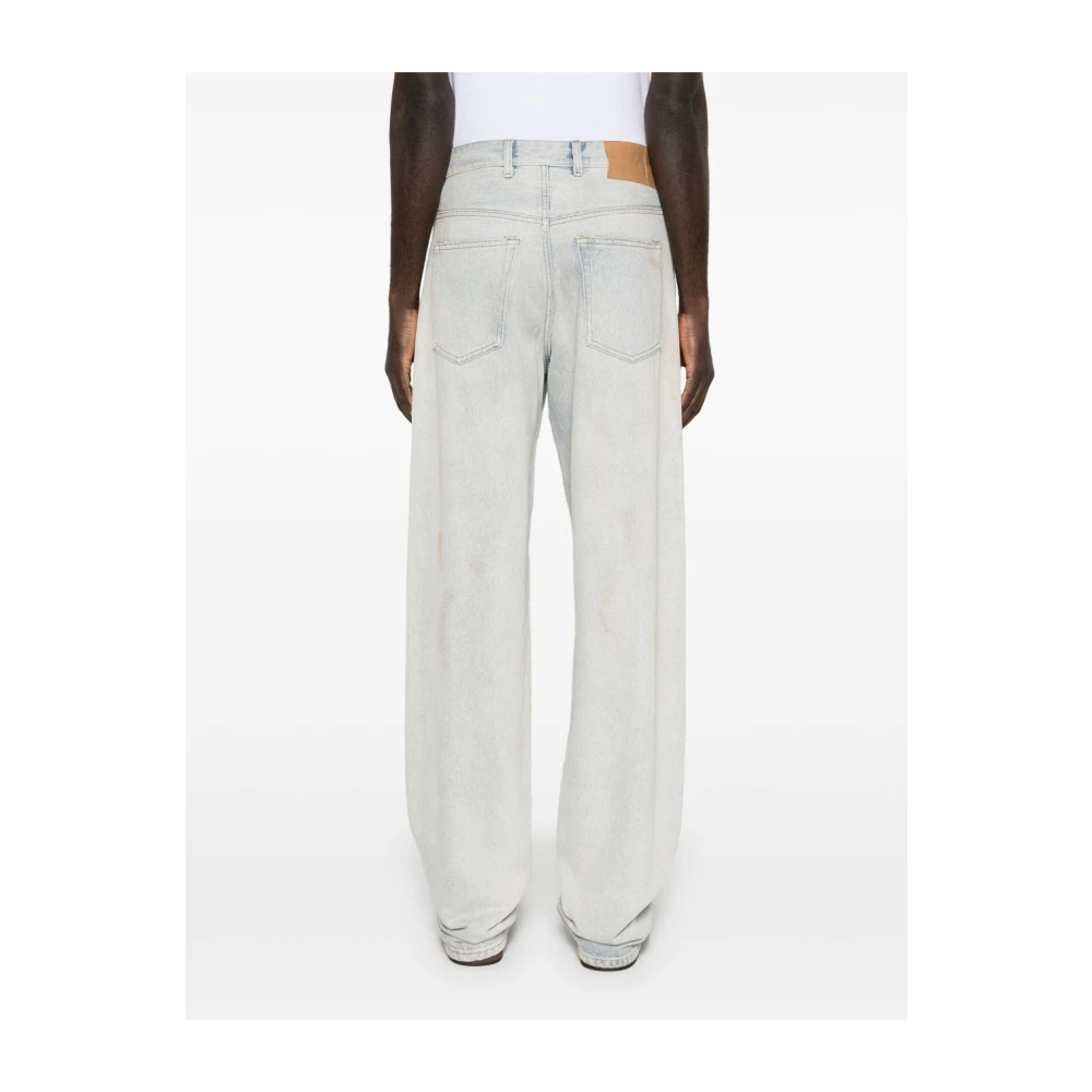 MM6 Maison Margiela Blue Denim Jeans Blue Heren