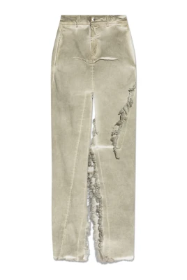 Denim Sliced Skirt