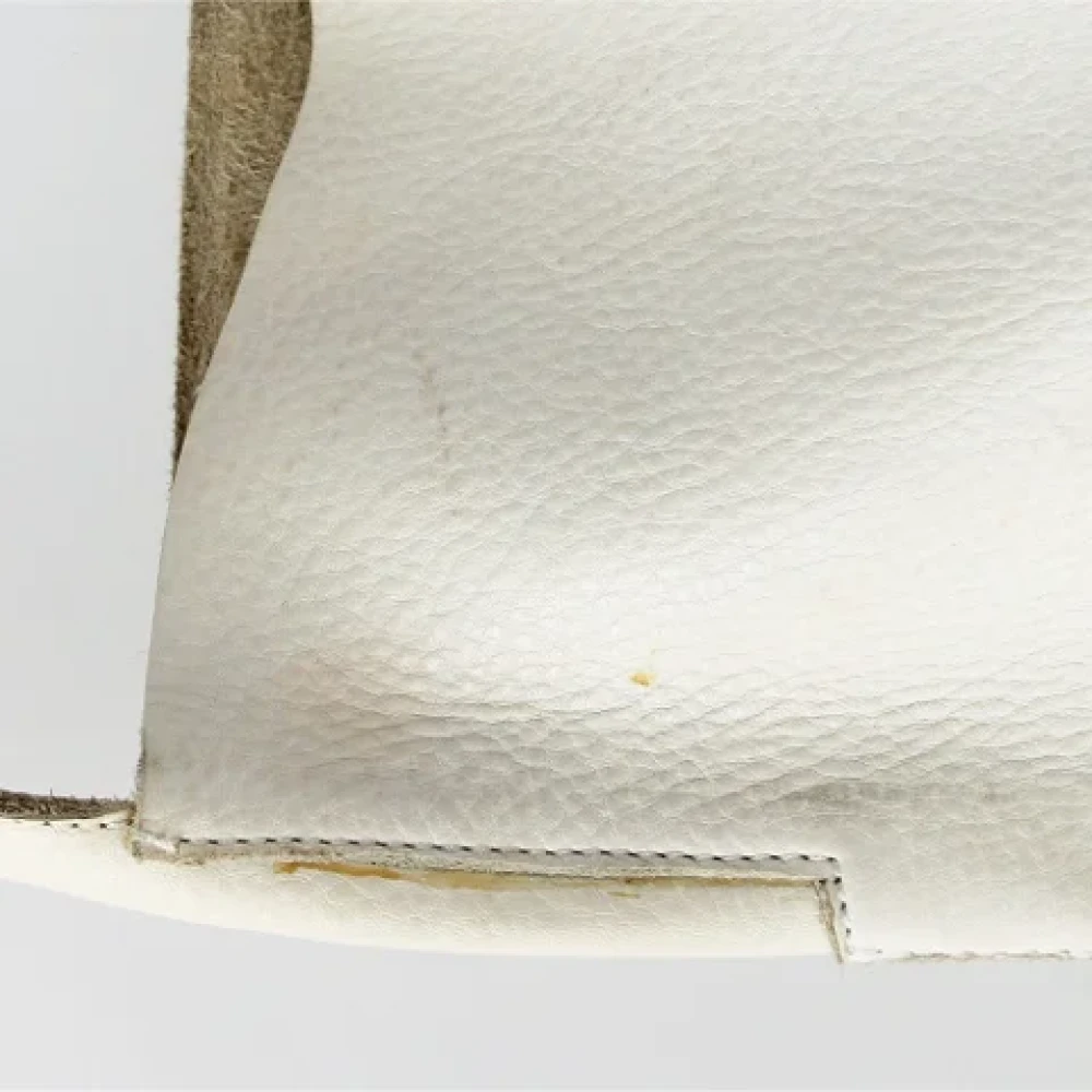 Marni Pre-owned Leather totes Beige Dames