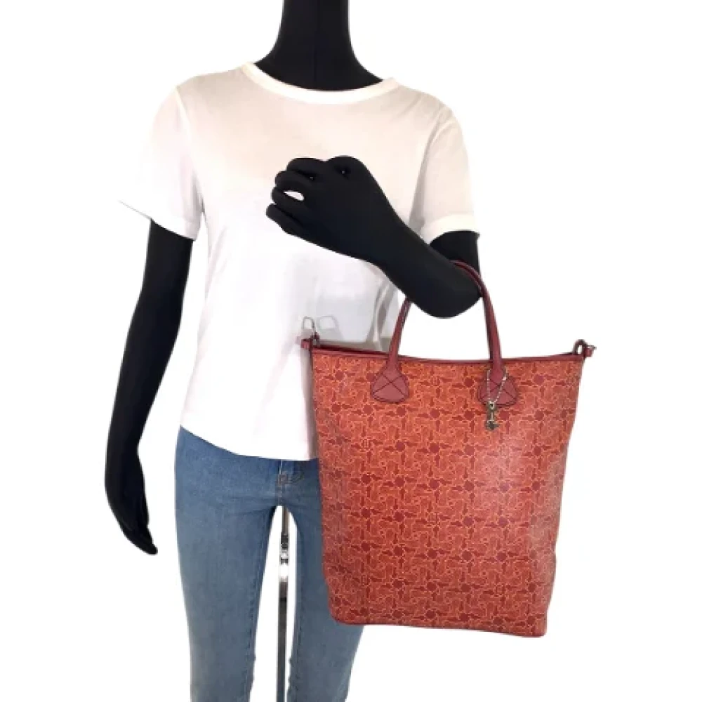 Celine Vintage Pre-owned Canvas totes Red Dames
