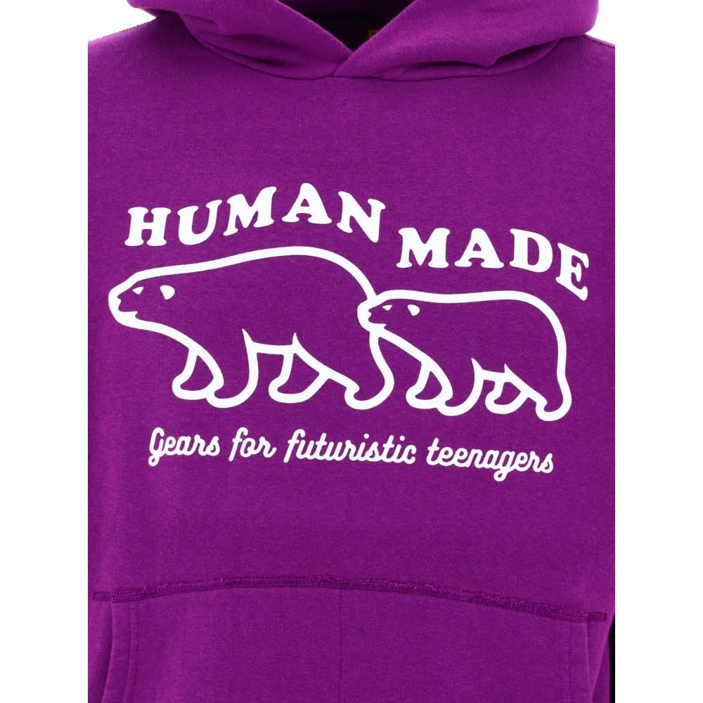 Human Made Hoodies Purple Heren
