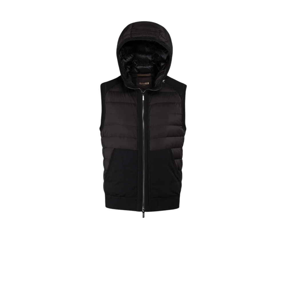 Moorer - Jackets > Vests - Black - Moorer - Modalova
