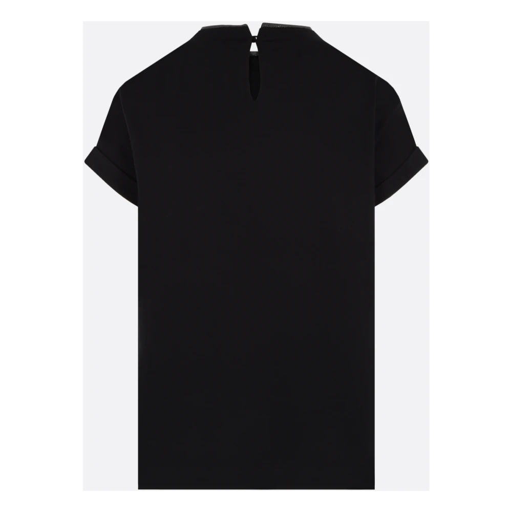 BRUNELLO CUCINELLI Zwarte T-shirts en Polos van Black Dames