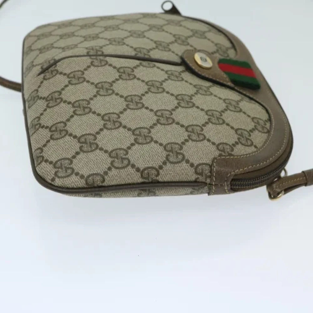 Gucci Vintage Pre-owned Canvas gucci-bags Beige Dames
