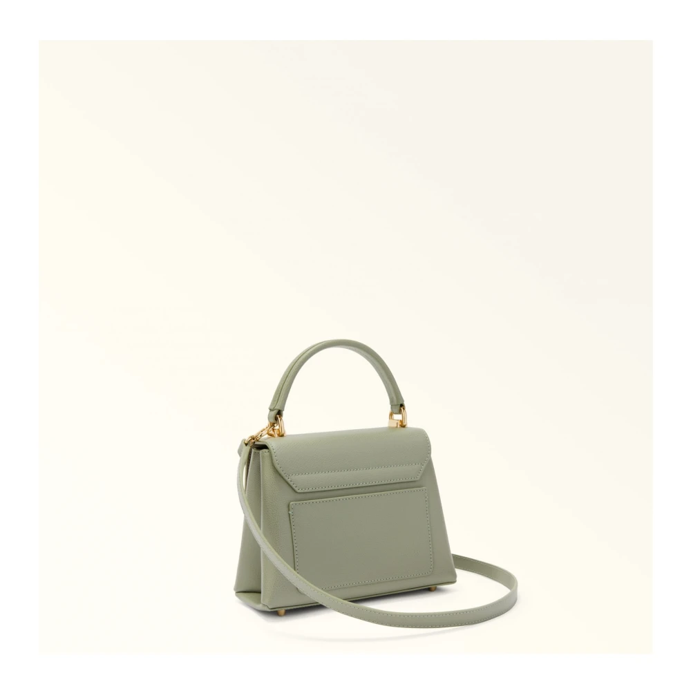 Furla Mini Top Handvat in Agave Leer Green Dames