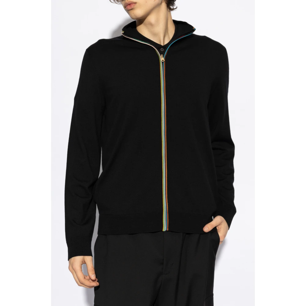 Paul Smith Wollen vest Black Heren