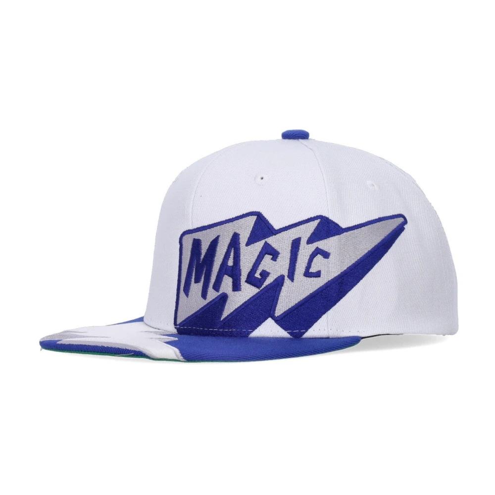 Mitchell & Ness Orlando Magic Snapback Pet Wit White Heren