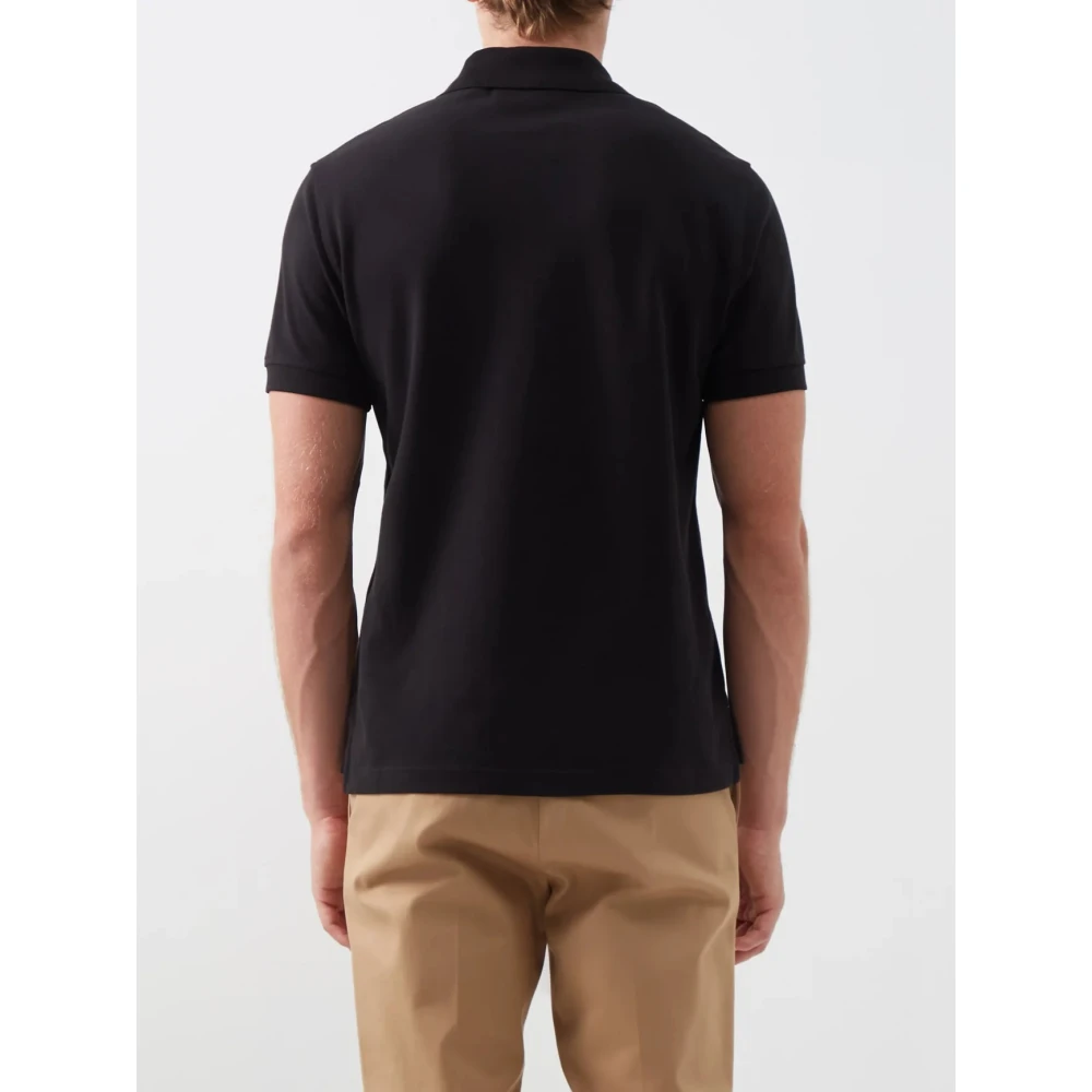 Belstaff Discreet Style Zwart Katoen Piqué Polo Black Heren