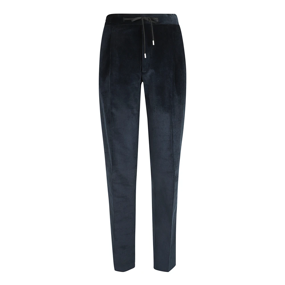 Lardini Blauwe Broek voor Mannen Aw24 Black Heren