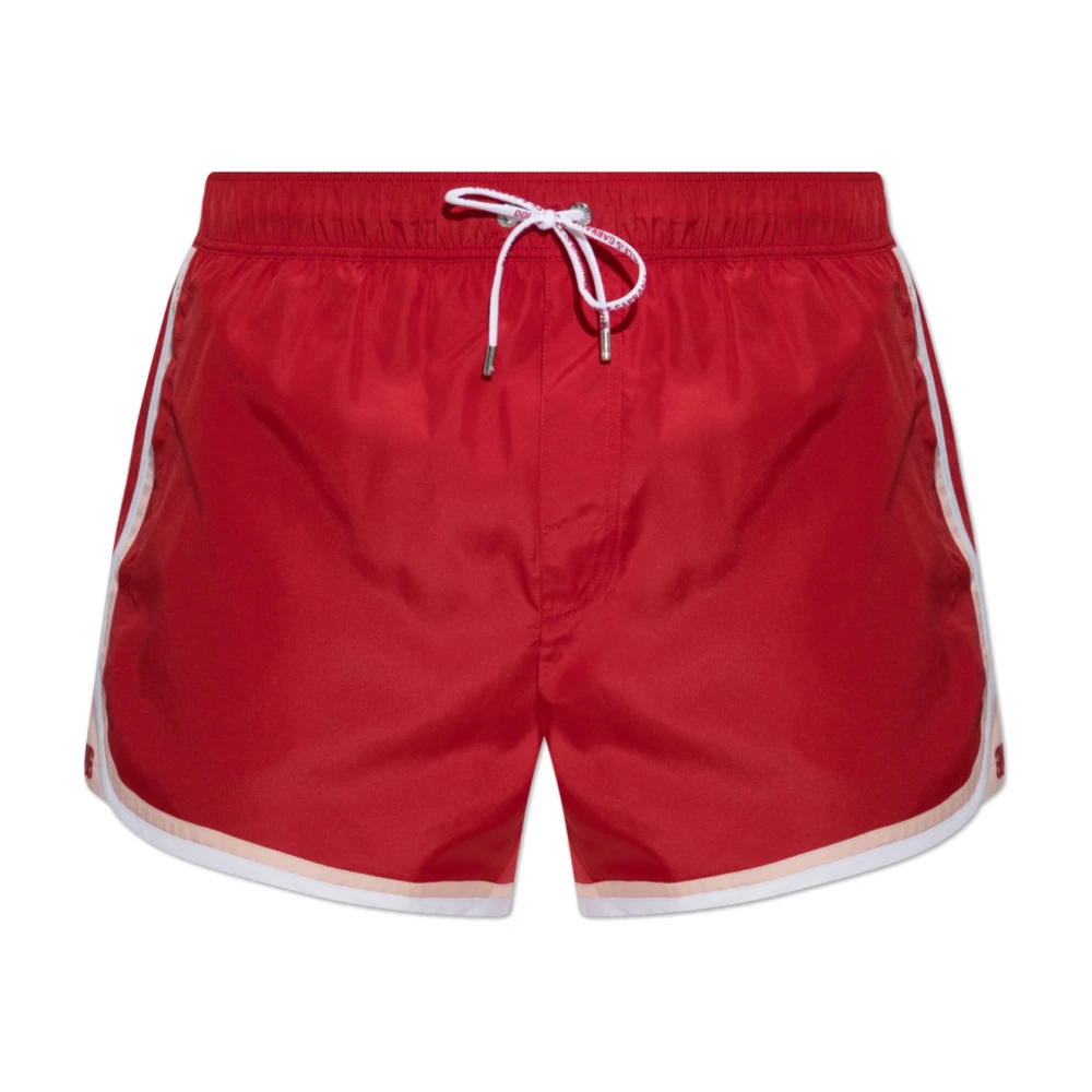 Dolce & Gabbana Hombre Rojo Trajes De Baño, Talla: L