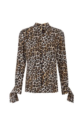 chemise-animalier-en-georgette-avec-poignets-a-ruban