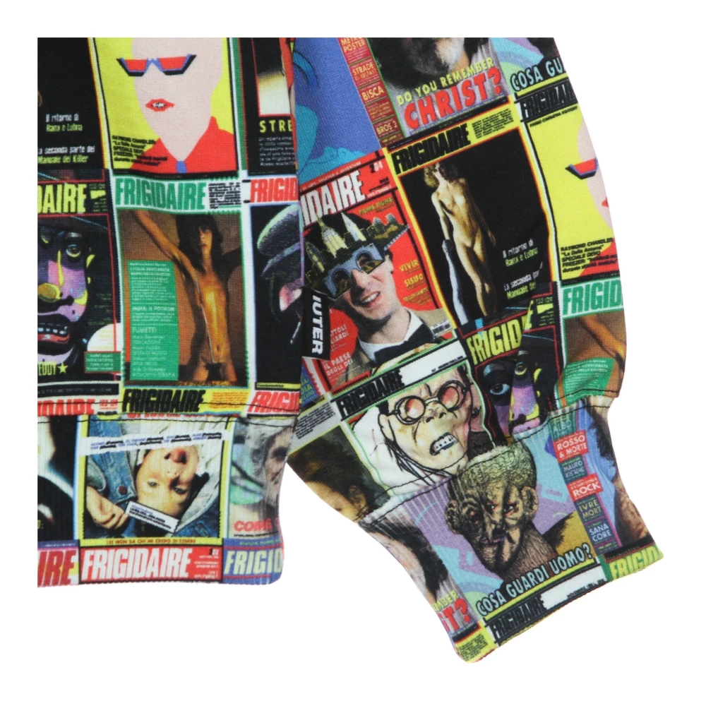Iuter Lichtgewicht hoodie met all-over print Multicolor Heren