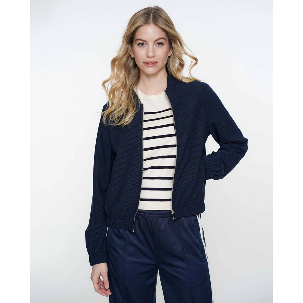 Geisha Comfortabele Bomberjack Blue Dames