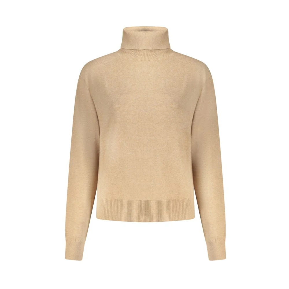 Pepe Jeans Women's Beige Turtleneck - Turtlenecks - L - Knitwear