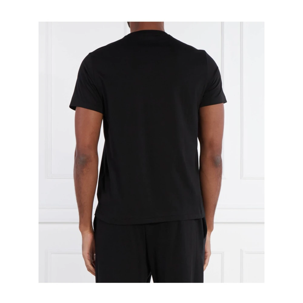 Ralph Lauren Zwart Logo Katoenen T-shirt Black Heren