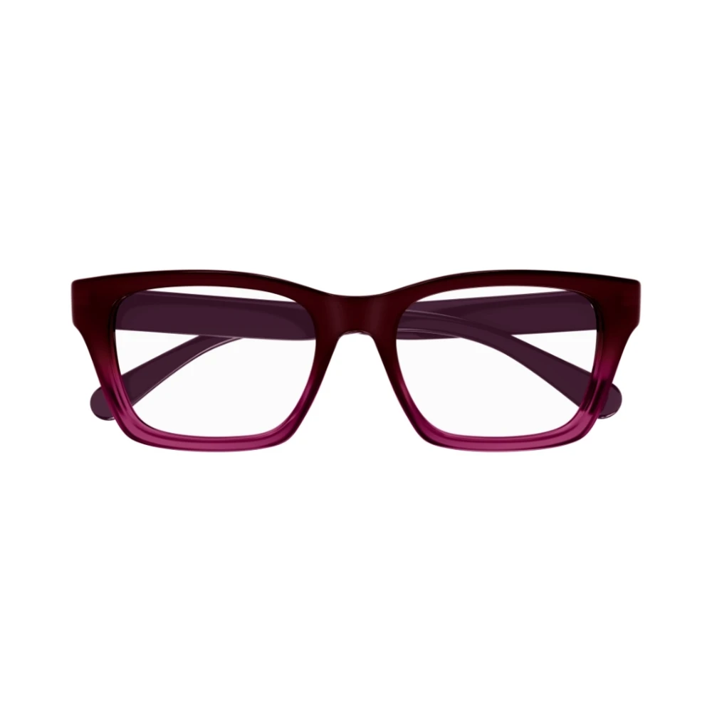 Chloé Moderne Rechthoekige Optische Brillen Red Unisex