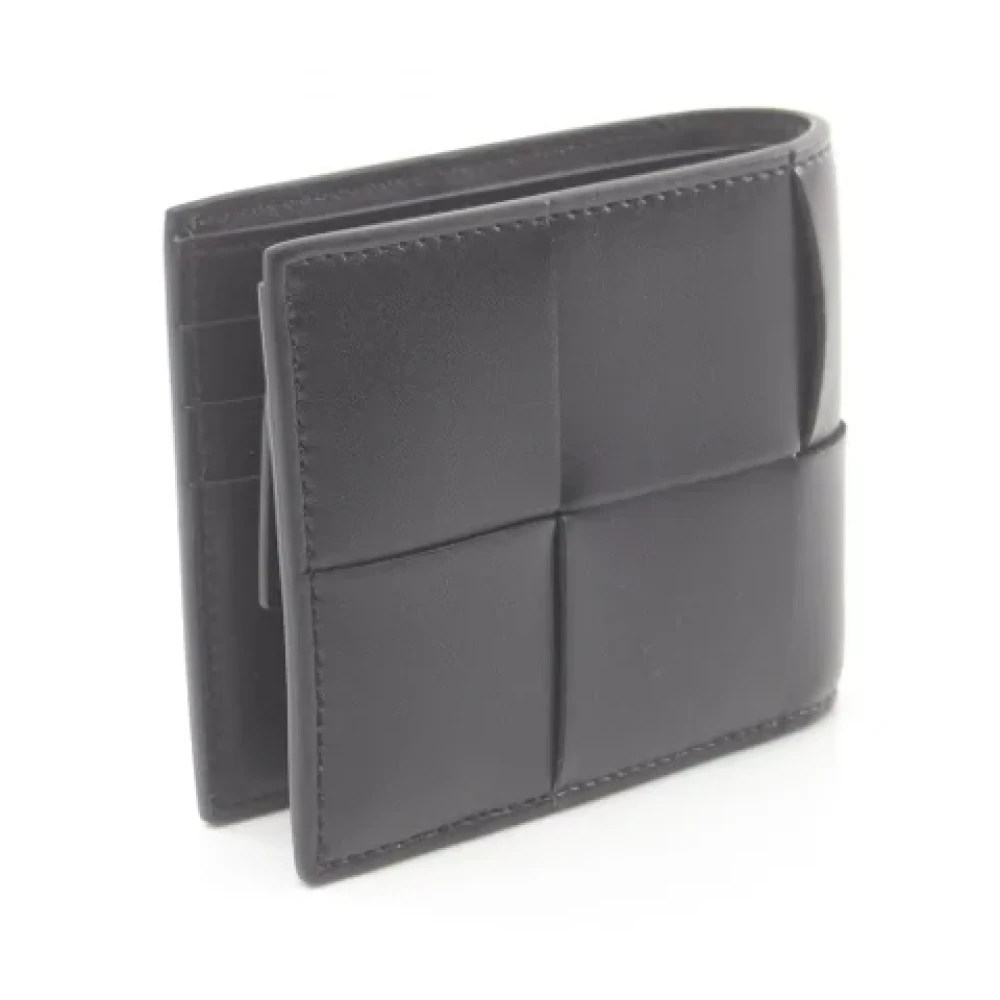 Bottega Veneta Vintage Pre-owned Leather wallets Black Heren