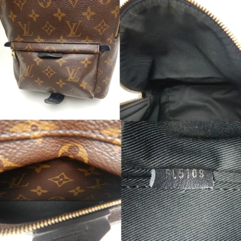 Louis Vuitton Vintage Pre-owned Canvas backpacks Brown Dames