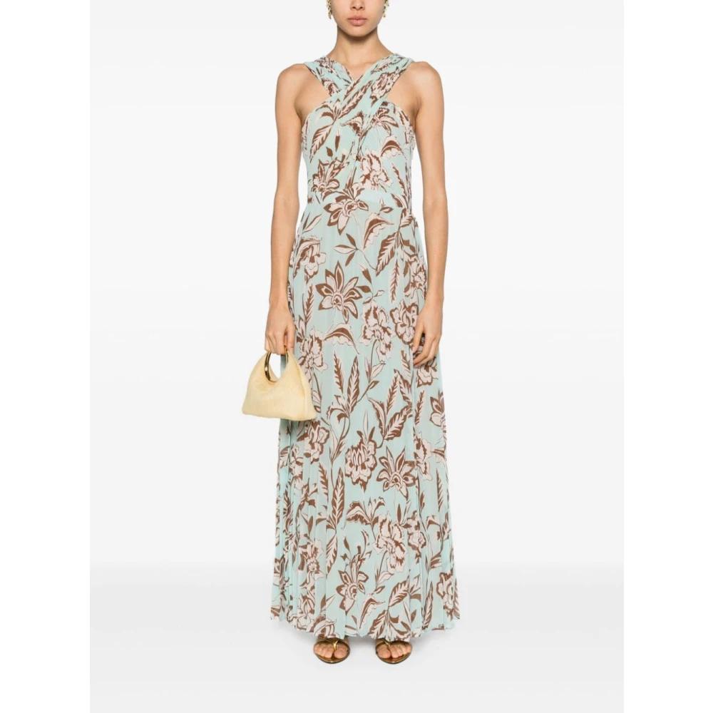 Liu Jo Bloemenprint Maxi Jurk Multicolor Dames