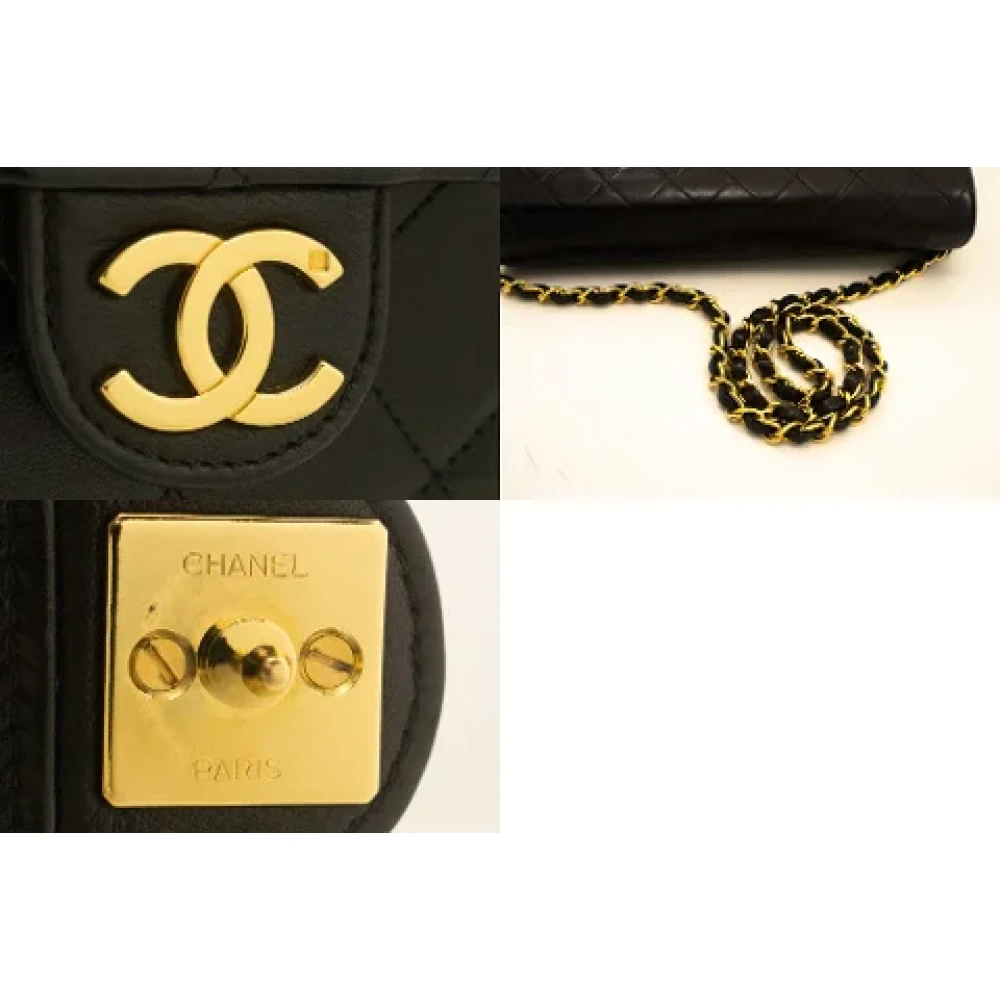 Chanel Vintage Pre-owned Leather chanel-bags Black Dames