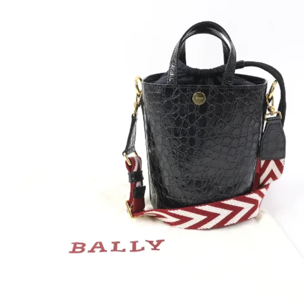 Bally Pre-owned Leather handbags Black Dames