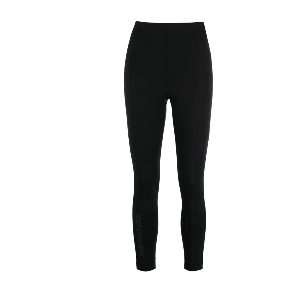 Moncler Women's Black Leggings, S, Tech Leggings For Outdoor Activities