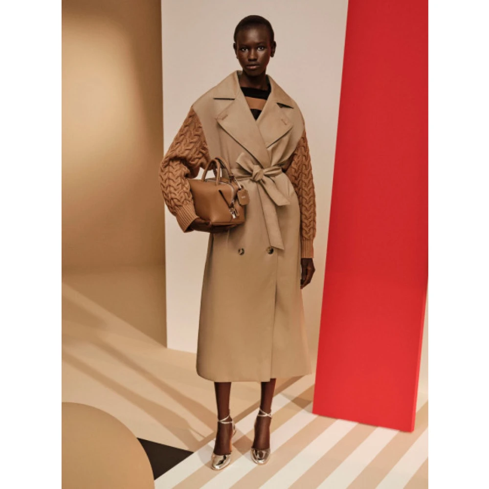 Max Mara Waterafstotende Trenchcoat Brown Dames