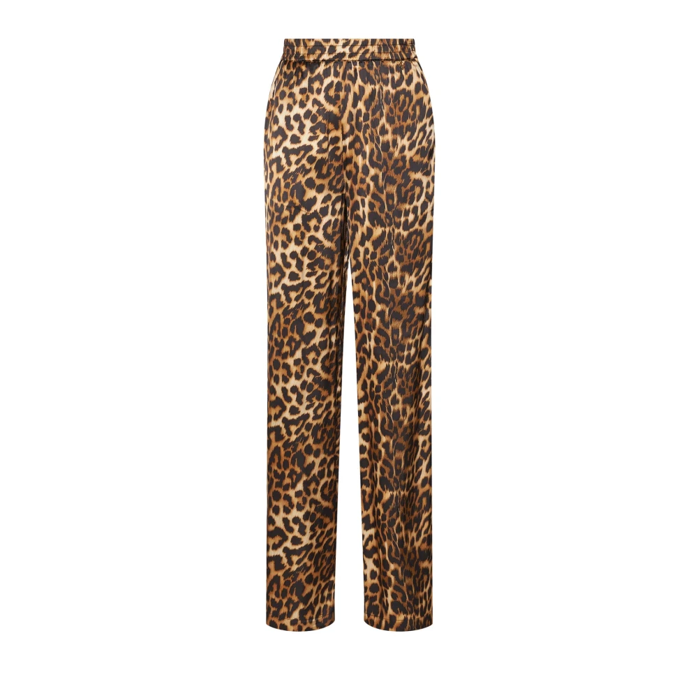 Silvian Heach Brown Kaval Trousers - Female - Straight Trousers - Xs - Trousers