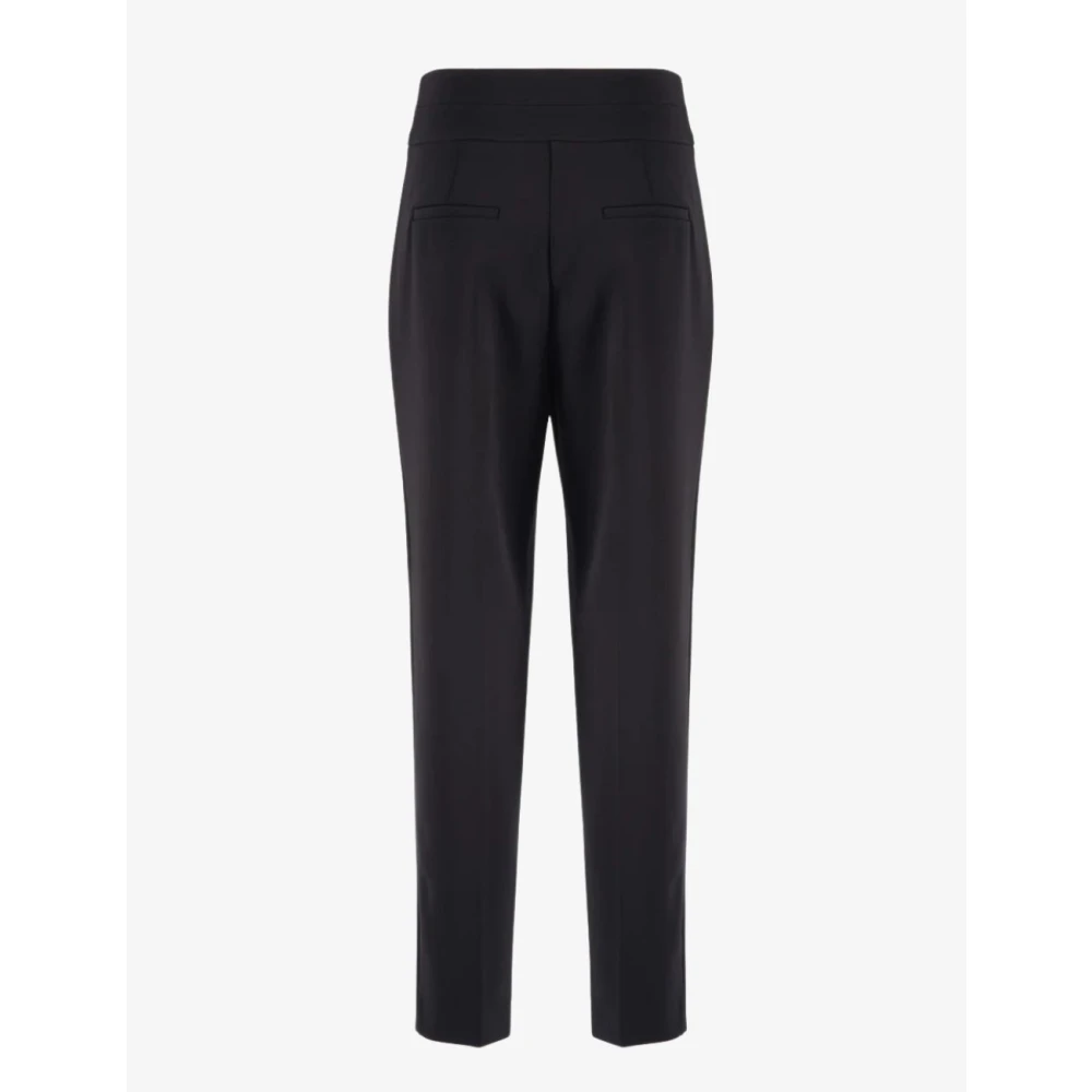 Nenette Cigaretbroek Zachte Cady Silhouet Black Dames
