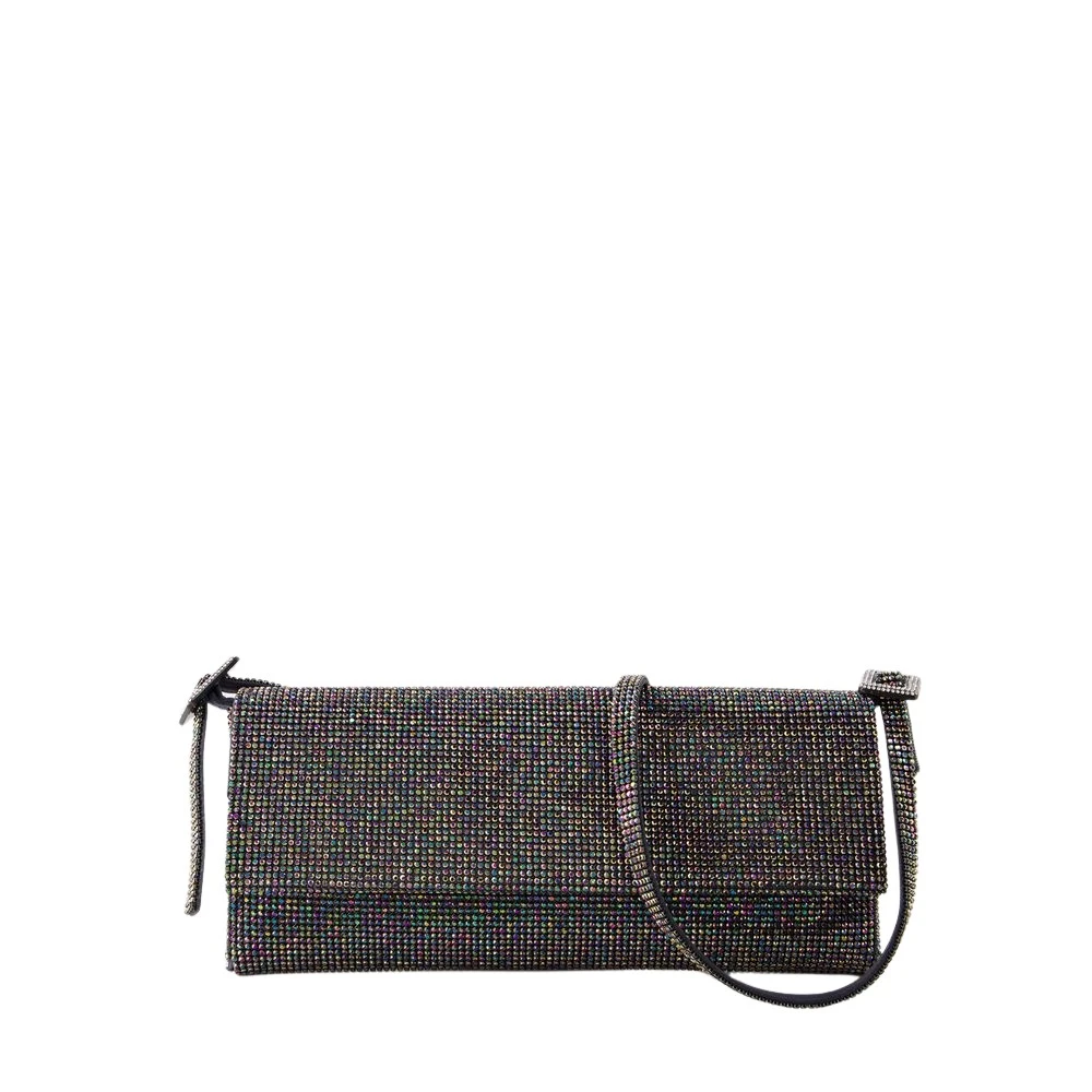 Benedetta Bruzziches Women's Purple Hematite Clutch - Shoulder Bags - One Size - Bags