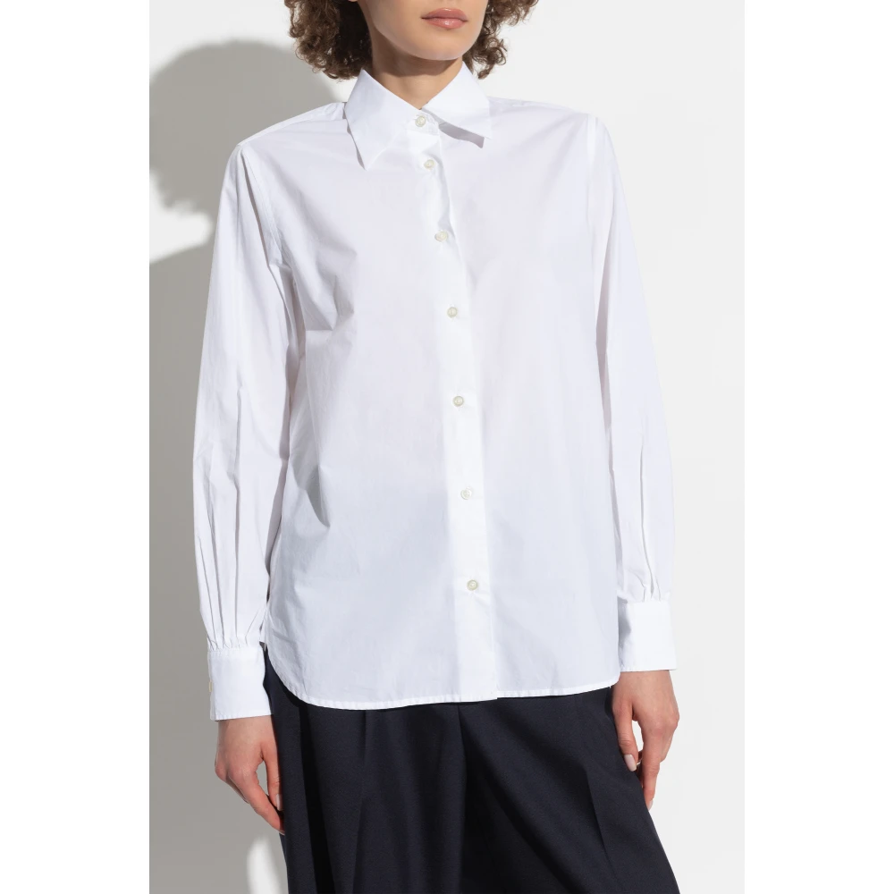 Officine Générale Katoenen overhemd White Dames
