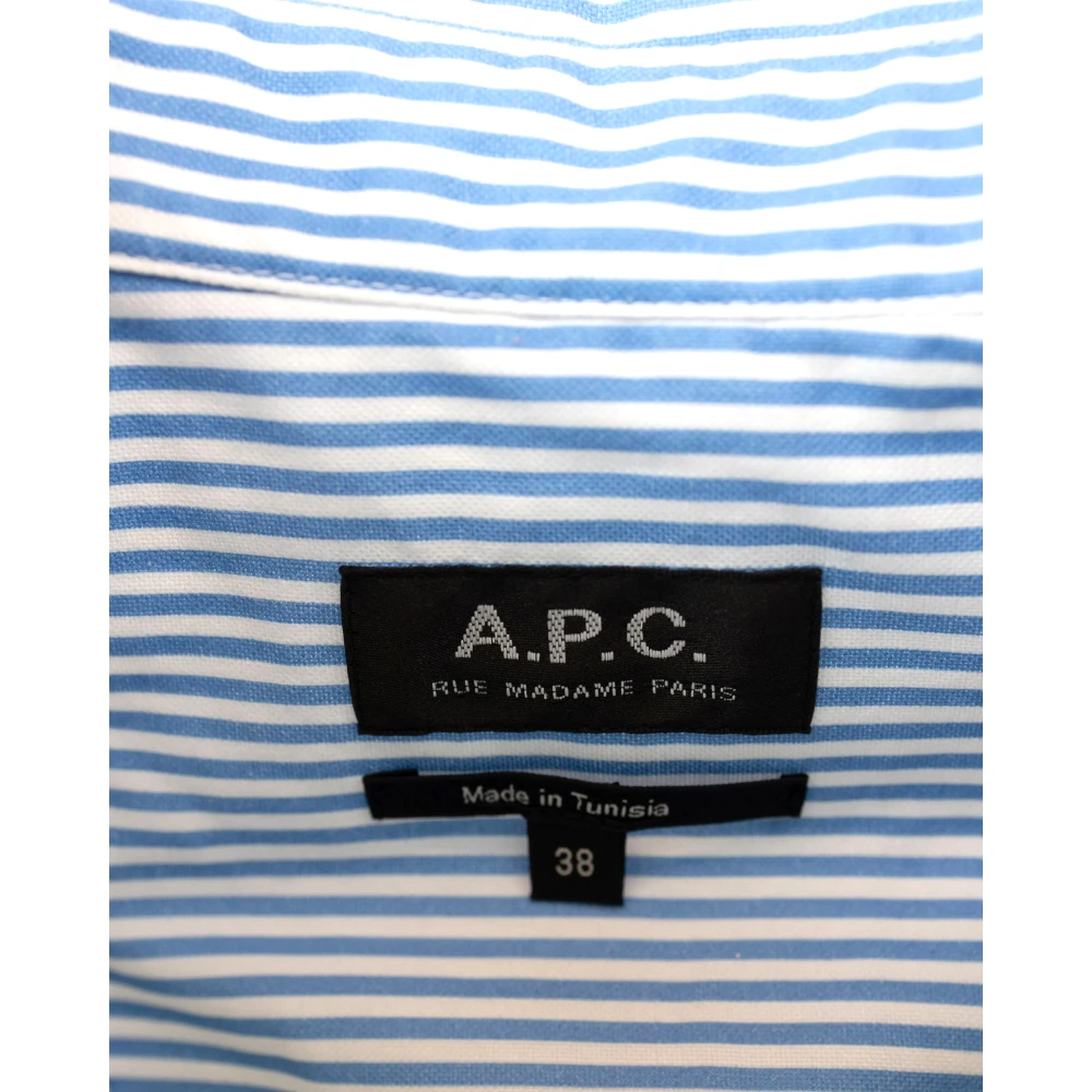 A.p.c. Blouses & Shirts Blue Dames