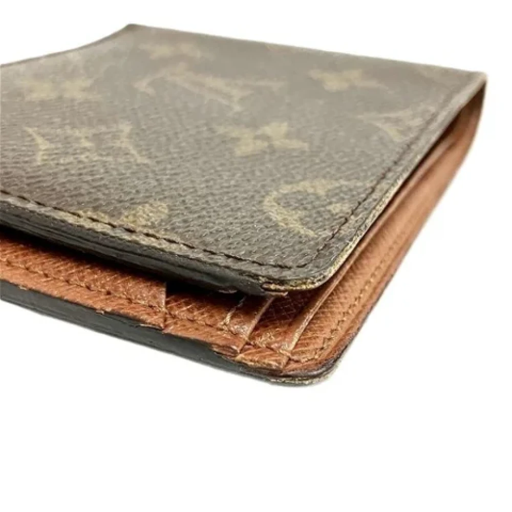 Louis Vuitton Vintage Pre-owned Canvas wallets Brown Dames