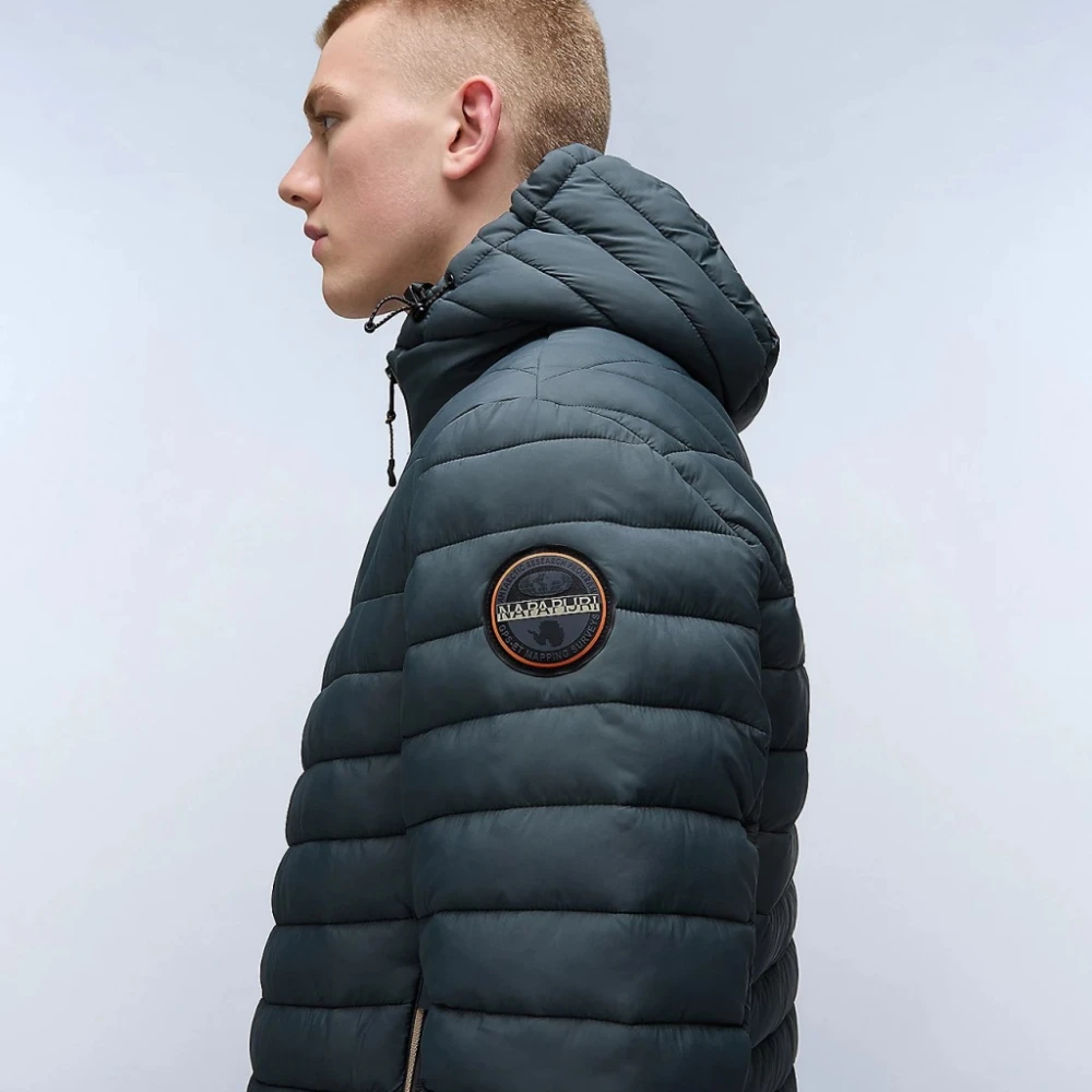 Napapijri Stijlvolle Winterjas in Blauw Green Heren