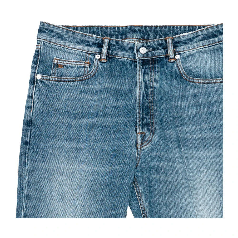 Nine In The Morning Authentieke denim straight leg jeans Blue Heren