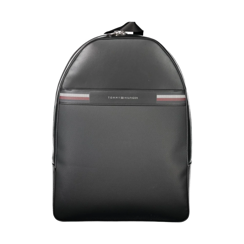 Tommy Hilfiger Zwarte Polyester Rugzak | To-33683 Black Heren