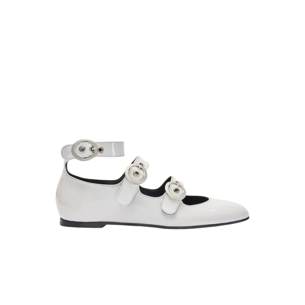 Scarosso Donna Bianco - Ballerine Linda Ii Vernice - Shoes - 38 Eu