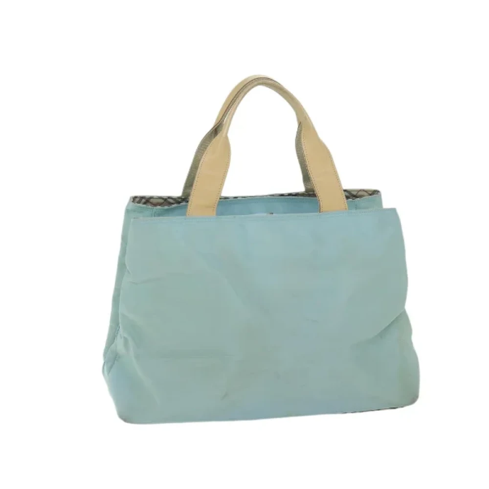 Burberry Vintage Pre-owned Nylon handbags Blue Dames