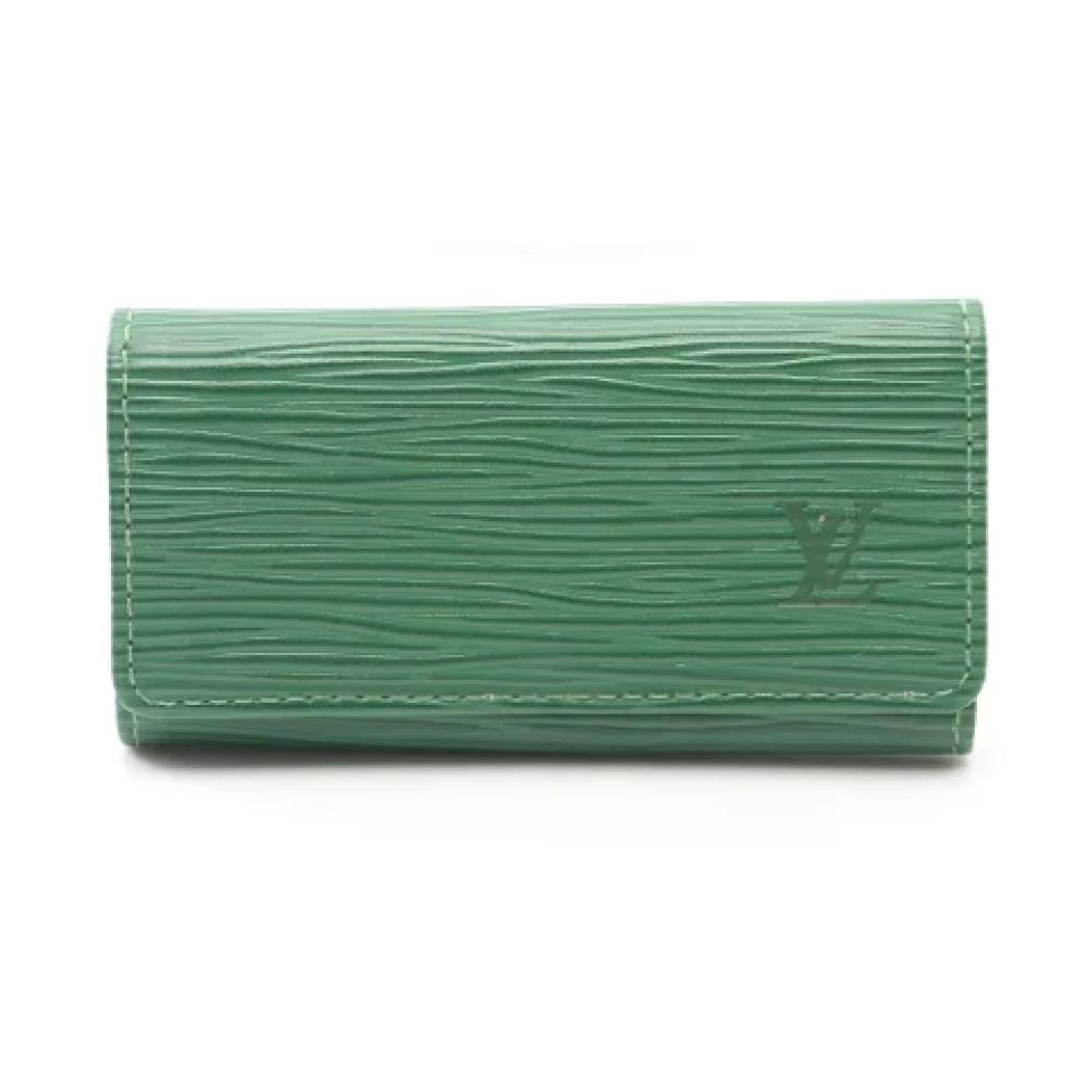 Louis Vuitton Vintage Pre-owned Fabric key-holders Green Dames