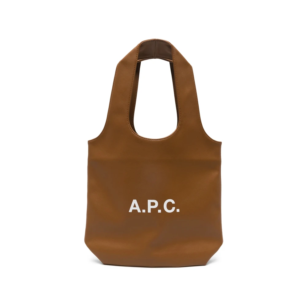 A.p.c. Kvinno Brun Väskor Dam, One Size, Polyester, Ninon Small Tote Bag