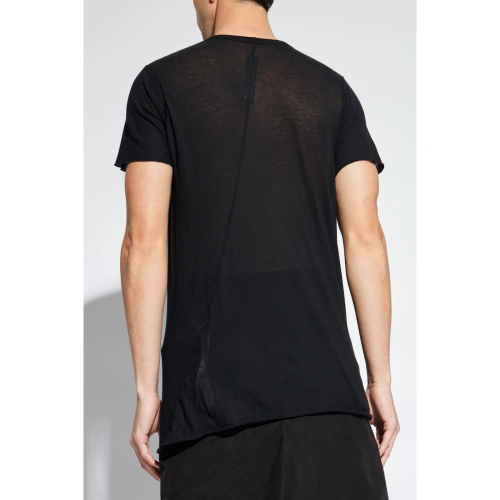 Rick Owens Basic T-Shirt Black Heren