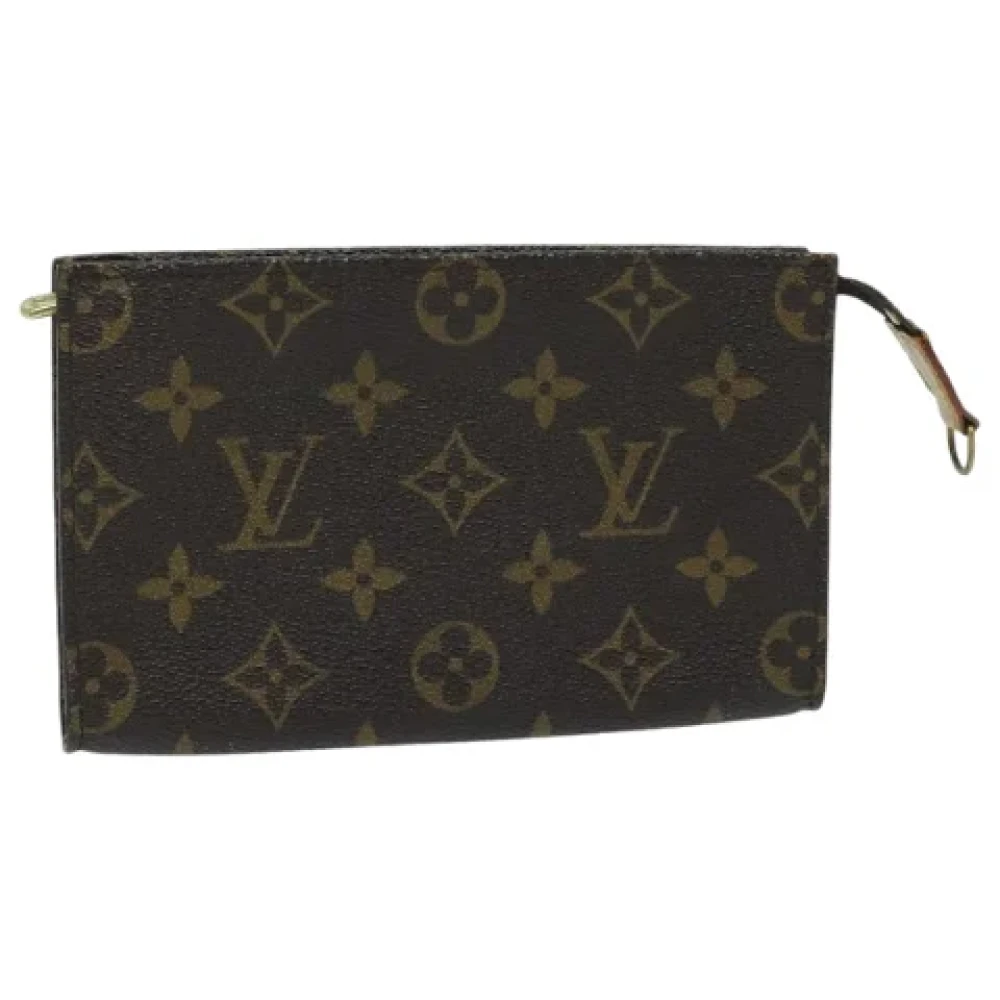 Louis Vuitton Vintage Pre-owned Canvas pouches Brown Dames
