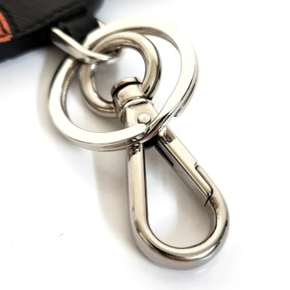Prada Vintage Pre-owned Fabric key-holders Black Dames