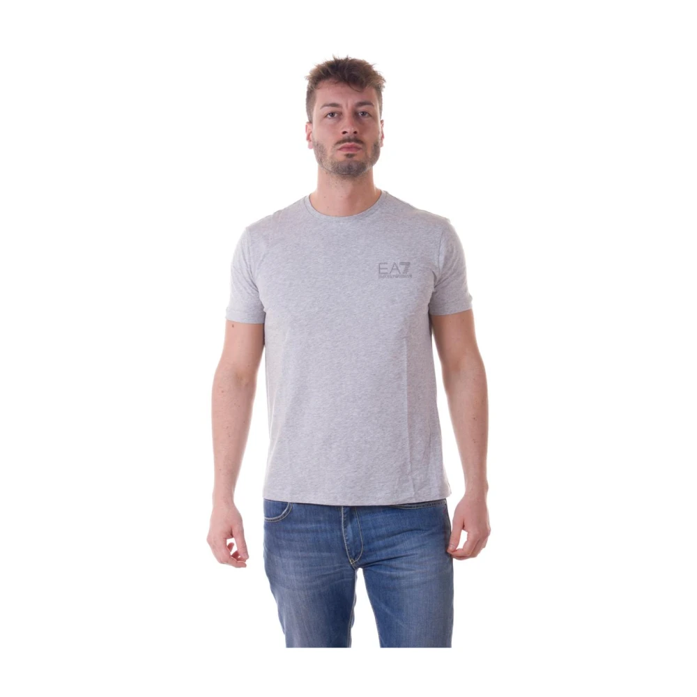 Emporio Armani EA7 Sweatshirt T-Shirt Combo Gray, Herr