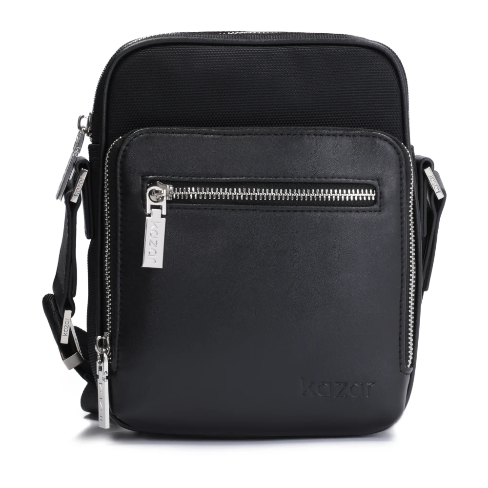 Kazar Zwarte tas voor mannen Black Heren