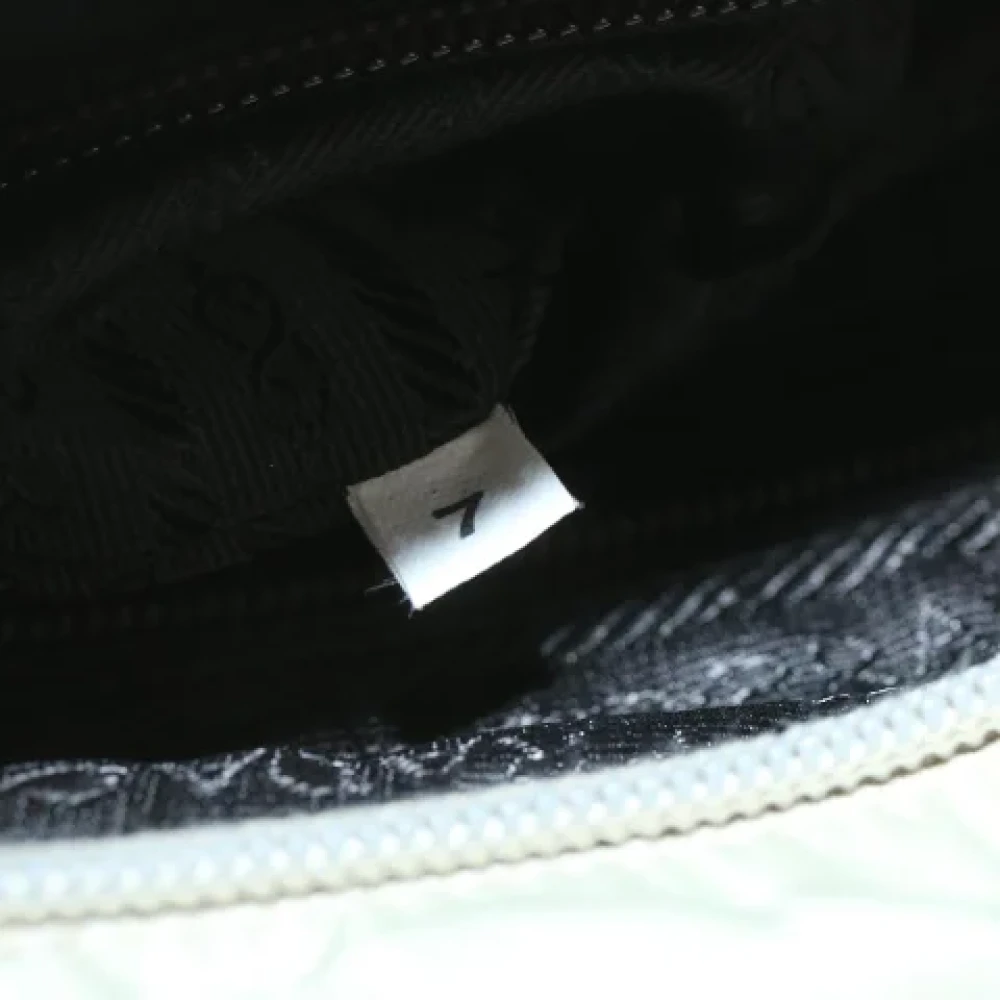 Prada Vintage Pre-owned Nylon handbags White Dames
