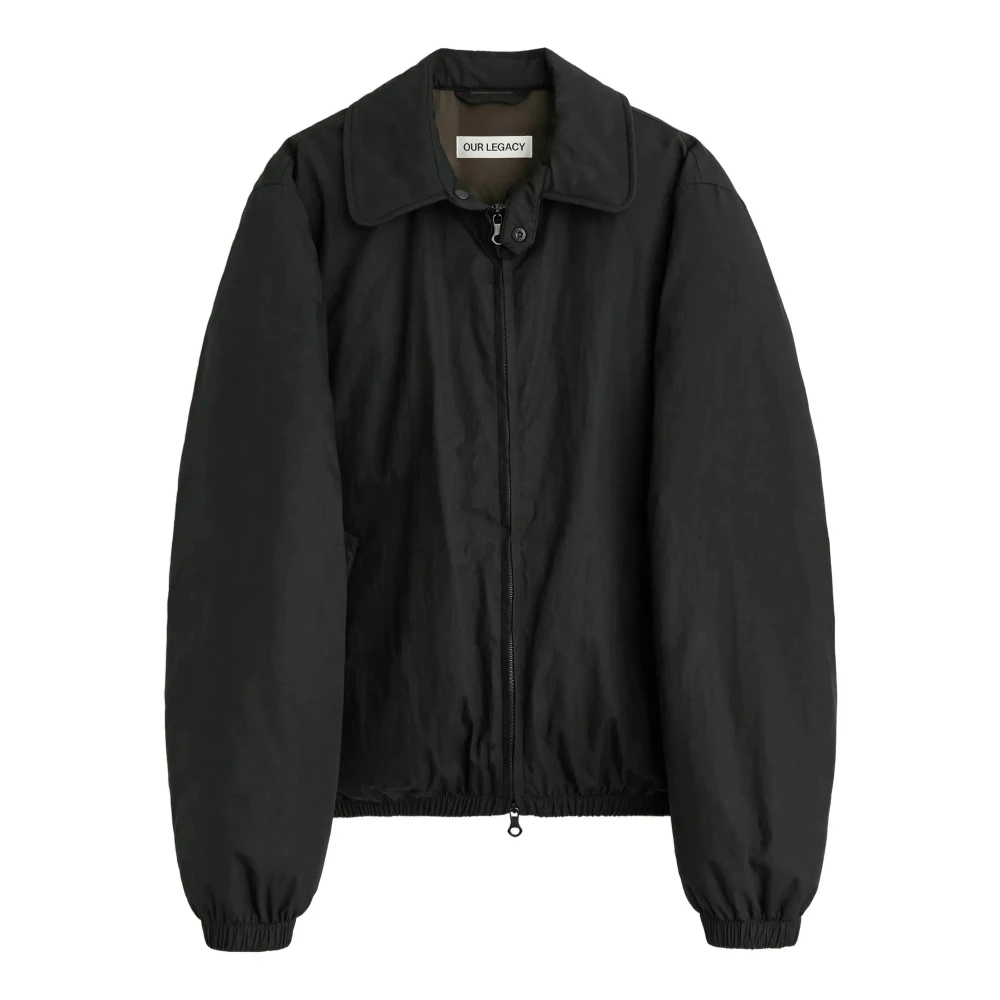 Our Legacy Black Avenue Puffa Jacket - Male - Bomber Jackets - S - Jackets