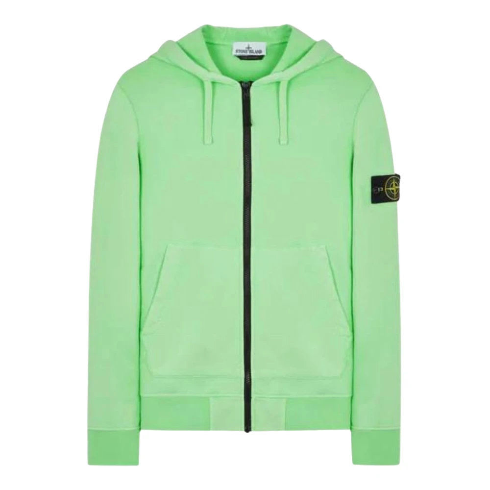 Stone Island Grön Junior Huvtröja Green, Pojke