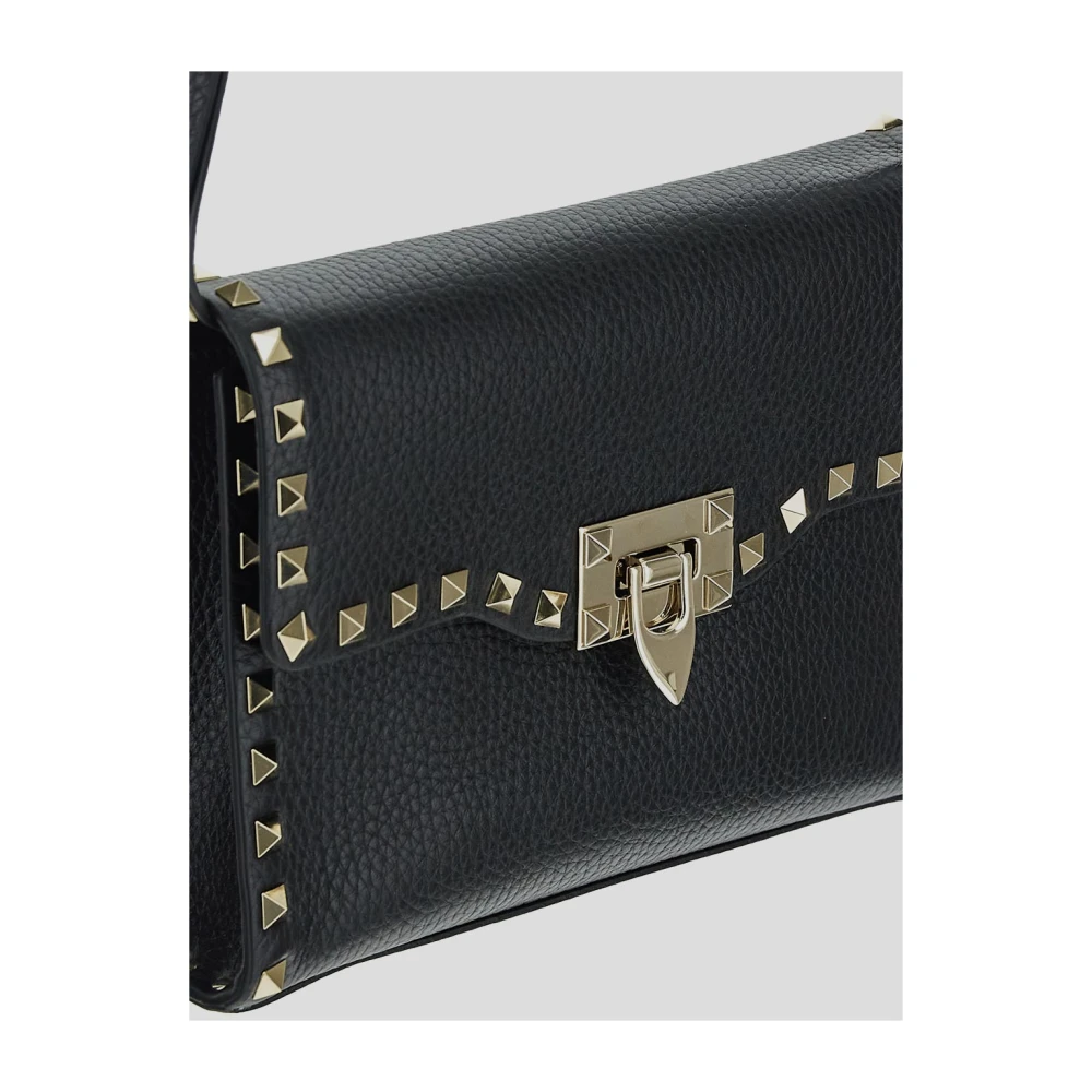 Valentino Garavani Studded Leren Tas Black Dames