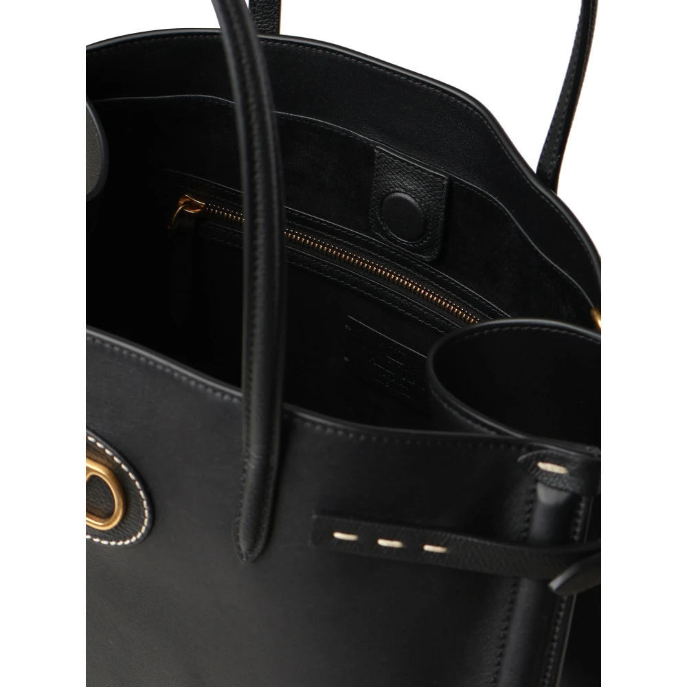 Valentino Garavani Zwarte Medium Tote Tas Black Heren